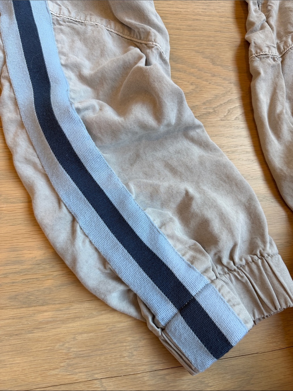 Vintage Havana jogger style tencel elastic waist pants, size medium washed gray - Picture 4 of 5